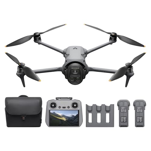 Dji Mavic 4 Pro Combo Fly More Con Dji Rc 2, Drone Con Tripla Fotocamera Dotato Di 100 Mp Fotocamera Hasselblad Con Cmos 4/3, Trasmissione Video A 30 