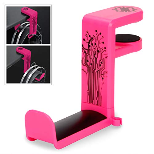 Enhance Supporto Per Cuffie Gaming - Supporto Cuffie Da Tavolo Con Braccio Rotante Regolabile 360, Morsetto Per Scrivania Sul Design, Misura Universal