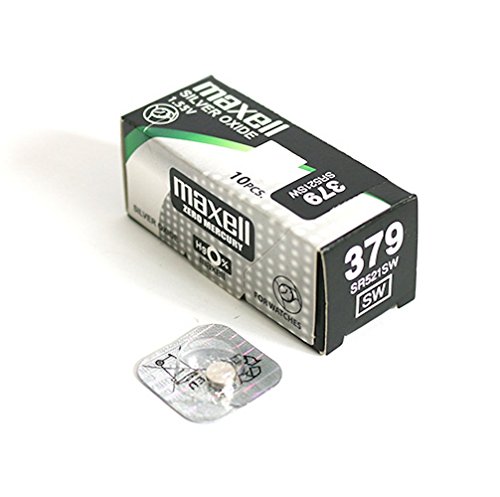 Pila Boton Oxido De Plata 379 / Sr521Sw (Caja 10 Pilas)