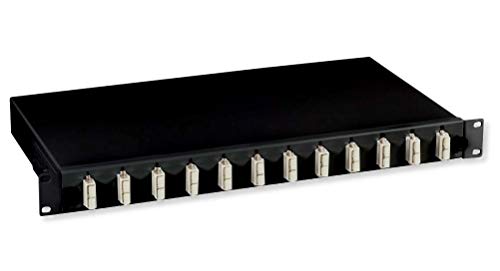 Cassetto Ottico 19'' Intellinet Con 12 Bussole Sc Duplex Multimodale Nero