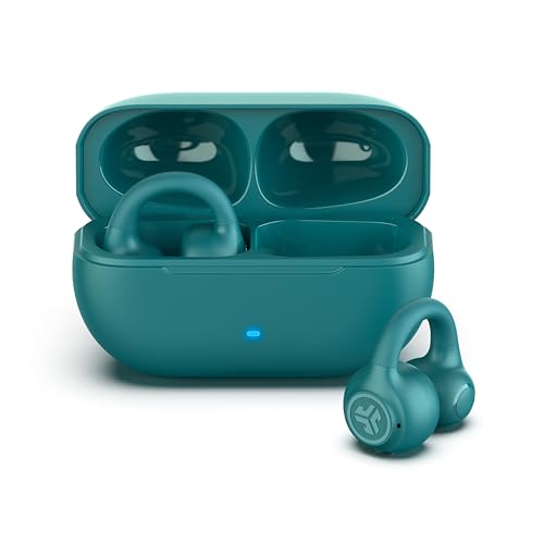 Jlab Flex Cuffie Open Ear - Auricolari Wireless, Design Con Clip, 21H Di Autonomia, Auricolari Open-Ear Con Bluetooth Multipoint, Microfono Mems, Pers