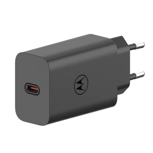 Motorola Chargers - Turbopower 68 W Usb-Pd Caricabatterie Da Parete/Adattatore Di Alimentazione Con Cavo Da C A C Da 1 M 6,5 A.