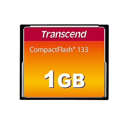 Transcend Compact Flash 133X Ts1Gcf133 Scheda Di Memoria, 1 Gb