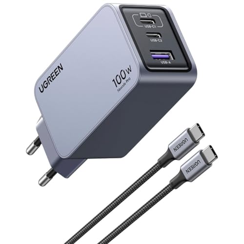Ugreen Nexode Pro 100W Gan Charger With Usb-C Cable
