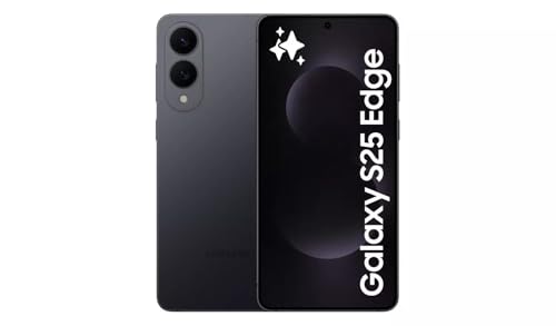 Samsung Galaxy S25 Edge 5G Móvil Ultrafino Con Galaxy Ai 6.7" 12Gb 256Gb Titanio Negro