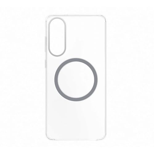 Clear Magnetic Case Cover Magnetica Trasparente Compatibile Con Tecnologia Magnetic Power Profile Per Samsung Galaxy S25 Edge