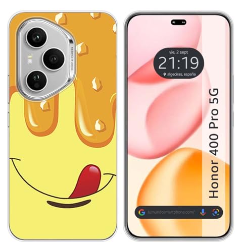 Custodia In Silicone Per Huawei Honor 400 Pro 5G Motivo Gelato Vaniglia Disegni