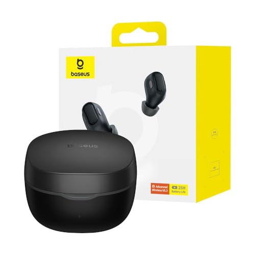 Earphones Tws Baseus Bowie Wm01 (Black)