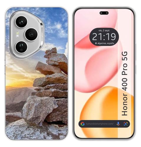 Custodia In Silicone Per Huawei Honor 400 Pro 5G Design Sunset Disegni