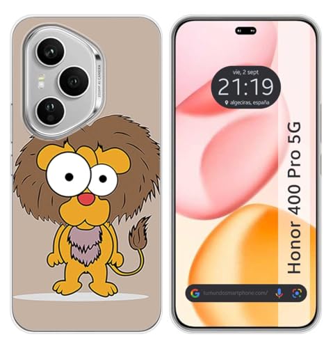 Custodia In Silicone Per Huawei Honor 400 Pro 5G Motivo Leon Disegni