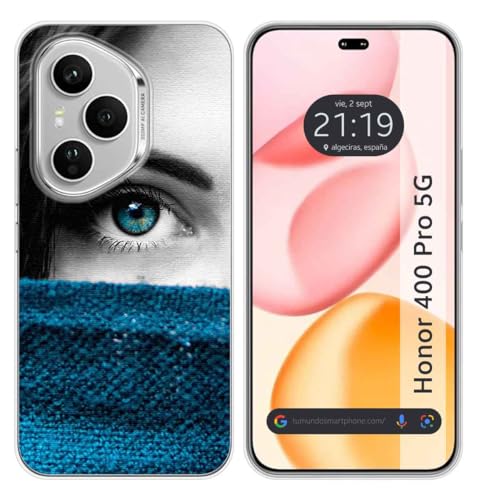 Custodia In Silicone Per Huawei Honor 400 Pro 5G Motivo Occhi Disegni
