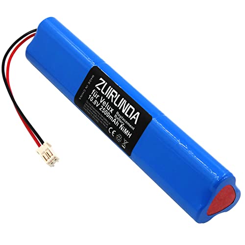 Zuirunda 10.8V 2500Mah Ni-Mh Persiane Solari E Lucernari Comune Per Velux 946933 Con Cavo E Spina Batteria Sostitutiva
