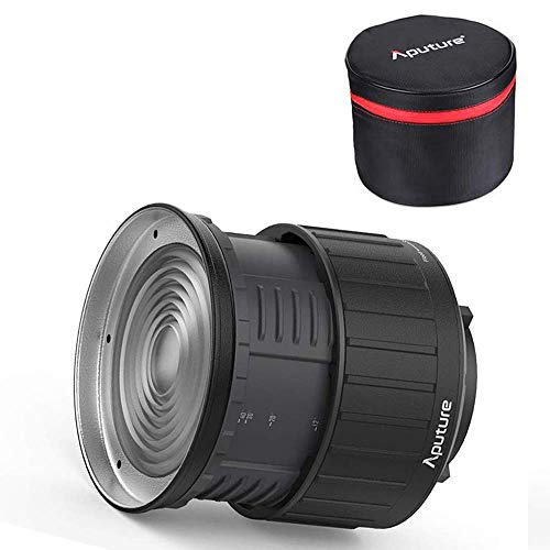 Aputure Lente Di Fresnel Per Aputure Luce Tempesta Cob 120T 120D E Altri Bowen-S Mount Lights – 12 A 42 ° 14000Lux @ 0.5 M A 67000Lux @ 0.5 M Regolabi