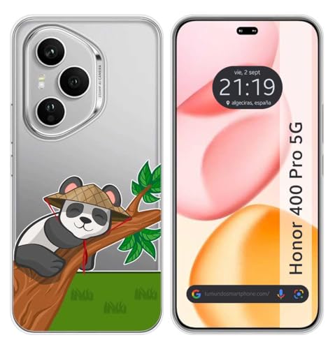 Custodia In Silicone Trasparente Per Huawei Honor 400 Pro 5G Design Panda Disegni