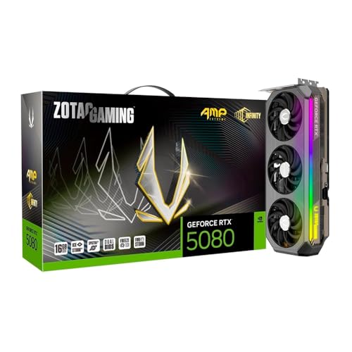 Zotac Gaming Geforce Rtx 5080 Amp Extreme Infinity Nvidia 16 Gb Gddr7