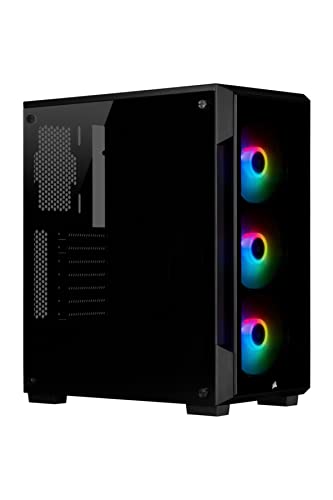 Corsair Icue 220T Rgb, Smart Case Mid-Tower Atx In Vetro Temprato ,Vetro Temperato,Icue 220T Rgb,Nero