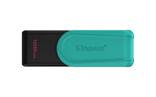 Kingston Datatraveler Exodia S Drive Flash Usb - 128Gb - Usb 3.2 Gen 1 - Usb Type A - Nero/Turchese - Dtxs/128Gb