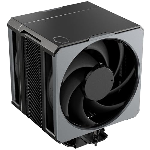 Cooler Master Hyper 612 Apex Cpu Dissipatore Aria - 6 Tubi Calore Conduttivi (Tdp 260W), Doppie Ventole Mobius 120P 120Mm, Dissipatore Calore Compatto