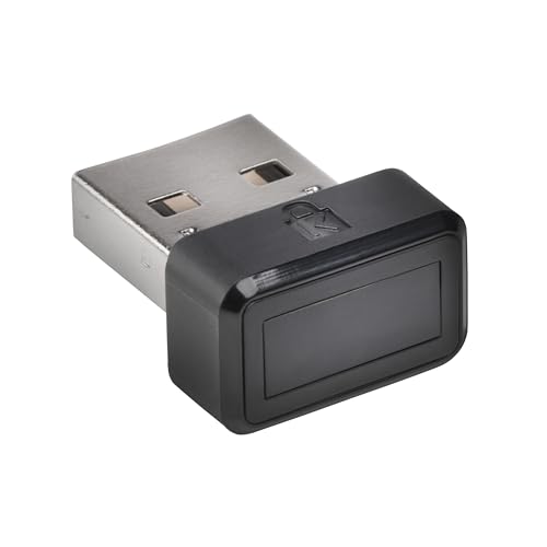 Kensington Chiavetta Con Lettore Di Impronte Digitali Kensington Verimark, Nero, K67977Ww
