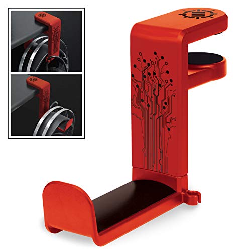 Enhance Supporto Per Cuffie Gaming - Supporto Cuffie Da Tavolo Con Braccio Rotante Regolabile 360, Morsetto Per Scrivania Sul Design, Misura Universal