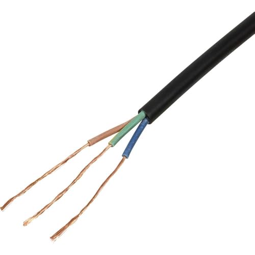 Tru Components Tc-13389180 Cavo Di Gomma 50 M H05Rn-F 3 G 0.75 Mm² Nero