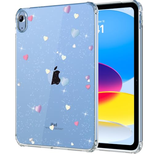 Moko Custodia Per Ipad (A16) 11A Generazione 2025, Ipad 10A Generazione Custodia 2022 Cover Protettiva In Tpu Trasparente Morbido Antiurto E Leggero C