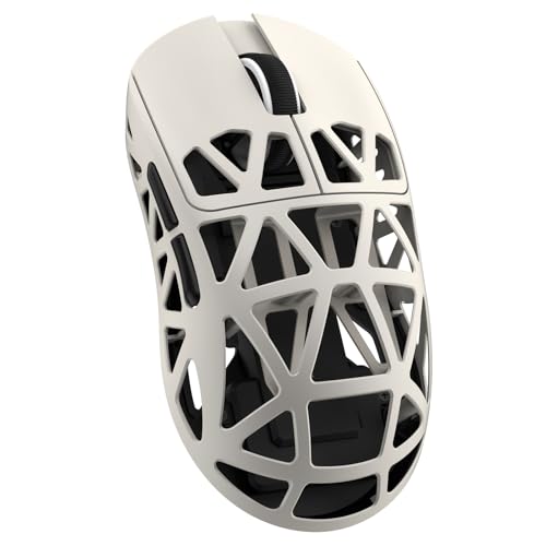 Attack Shark R2 Magnesium Alloy Mouse, Pixart Paw3950 Gaming Sensor, Wireless 8K Mouse, 48G Superlight Mouse, Bt/2.4G/Wired Gaming Mouse, Adjustable D
