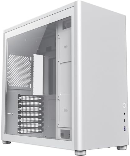 Gamemax Spark Pro Gaming Cube, Case Modulare Per Pc Da Gioco Atx, Doppi Pannelli Laterali In Vetro Temperato, Usb 3.0 - Tipo C | Bianco