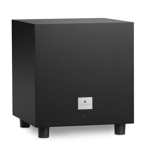 Triangle – Subwoofer Tales 340 Con Amplificatore 200W – Bass Reflex - Speaker Da 25 Cm – Ingressi Rca/Lfe - Musica E Home Cinema Versatili - 342 X 383