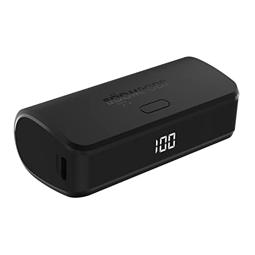 Boompods Powerboom5 Caricabatterie Portatile 5.000Mah - Power Bank Di Ricarica Rapida Con 2 Porte Usb/Usb-C, Batteria Esterna Compatta Con Display A L