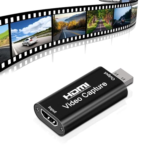 Scheda Acquisizione Video, 4K Capture Card, Usb 2.0 Scheda Acquisizione Video Hdmi, 1080P Video Capture Hdmi Adatto Per Giochi Streaming Insegnamento