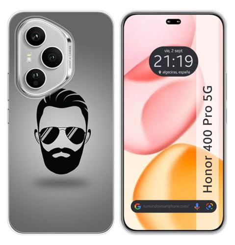 Custodia In Silicone Per Huawei Honor 400 Pro 5G Motivo Barba Disegni