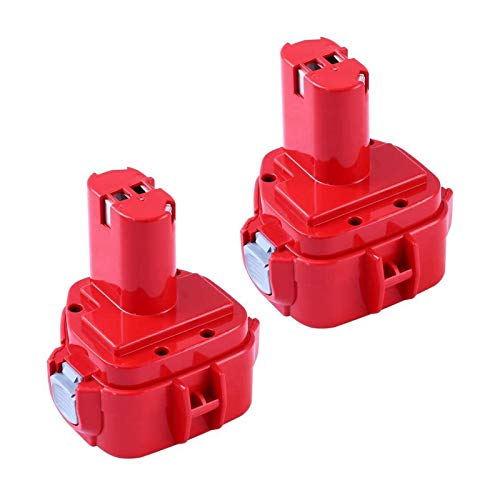Topbatt 2 X 12V 3.6Ah Batteria Di Ricambio Per Makita Batteria 12V Ni-Mh Batteria 1222 Pa12 1220 1233S 1233Sa 1233 1234 1235 1235B 1235F 192696-2 1926