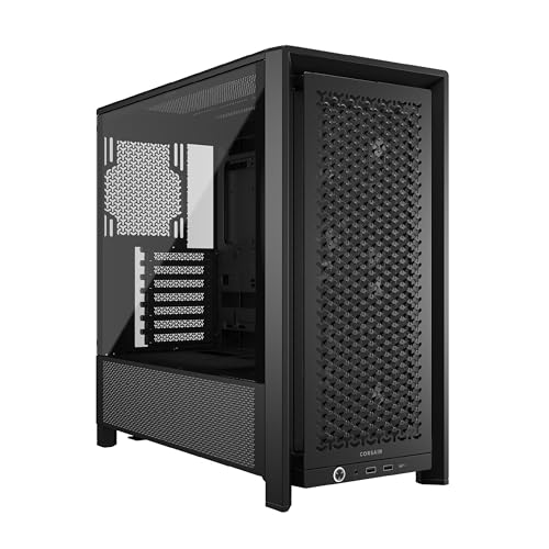 Corsair Frame 4000D Rs Modulare High Airflow Mid-Tower Pc Case - 3 Ventole Corsair Rs - Sistema Di Montaggio Ventola Infinirail™ - Adatto A Più Radiat