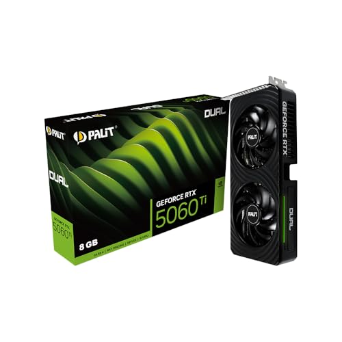 Palit Geforce Rtx 5060 Ti Dual (8Gb Gddr7/Pci Express 5.0/2572Mhz/28000Mhz)