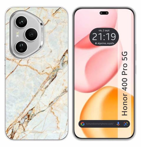 Custodia In Silicone Per Huawei Honor 400 Pro 5G Motivo Marmo 13 Disegni