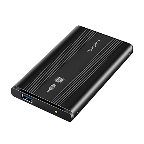 Logilink Case Esterno Per Hdd 2,5", Usb 3.0, Sata, Nero