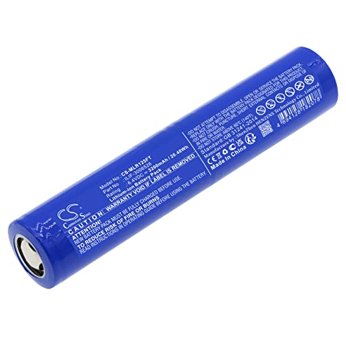 Techtek Batterie 3200Mah Compatibile Con [Maglite] Ml125, Ml150Lr, Ml150Lrx Sostituisce Ilif-3006526 Fba