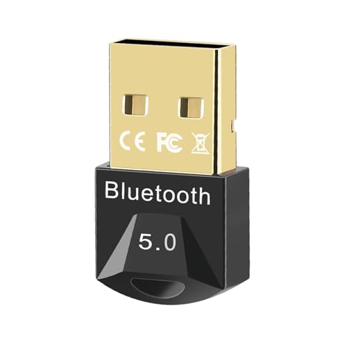 Ijizuo Dongle Bluetooth 5.0 Wireless, Adattatore Usb Bluetooth 5.0, Plug And Play, Bluetooth Trasmettitore E Ricevitore Per Windows 10/8.1/8 / 7 / Xp
