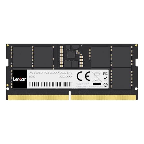 Lexar Sodimm Ram Ddr5 16Gb 5600 Mhz Memoria Laptop, Ram Laptop Ddr5 262-Pin, Dram So-Dimm Per Giochi Ad Alte Prestazioni Per Memoria Laptop/Mini-Pc In