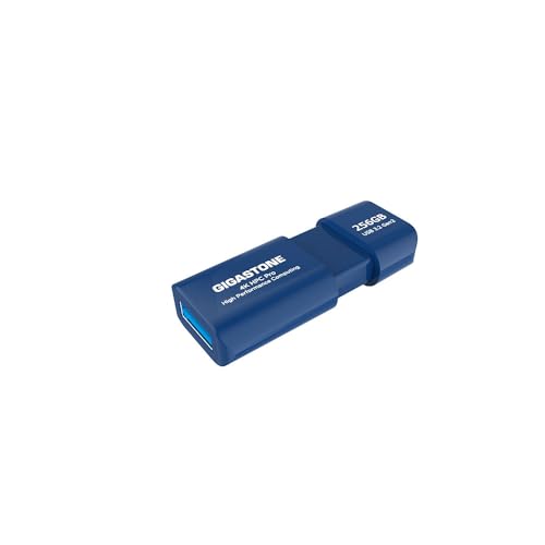 Gigastone Z80 - Chiavetta Usb 3.2 Gen2, 256 Gb, R/W 1000/800 Mb/S, Hpc Calcolo Ad Alte Prestazioni, Retrattile Senza Cappuccio Design, Compatibile Con