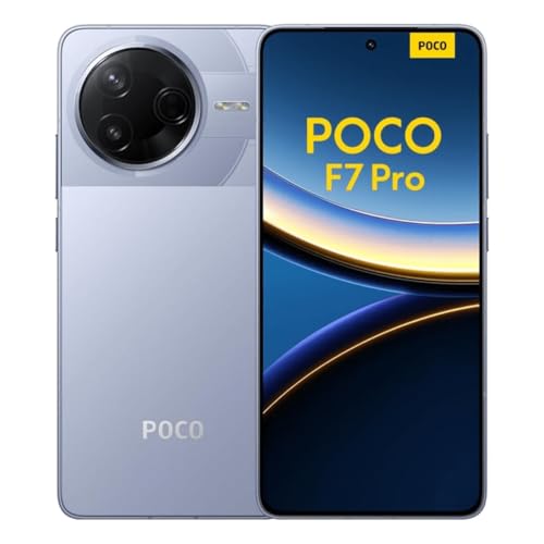 Xiaomi Poco F7 Pro 5G Smartphone, 12+256Gb, Blu, Fotocamera Principale Da 50Mp, Batteria Da 5110 Mah (Tipi) Con 45 W Hypercarge, Ip64, Funzionalità Ai