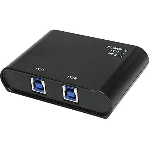 Logilink Ua0216 Hub Interruptor Usb 3.0 De 2 Puertos 5000 Mbit/S Negro