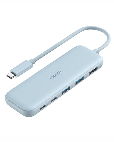 Anker Hub Usb, 332 Hub Usb C 332 (5 In 1) Con Display Hdmi 4K, Porta Dati Da 5 Gbps E 2 Porte Usb-A Per Macbook Pro, Air, Dell Xps, Lenovo Thinkpad, L