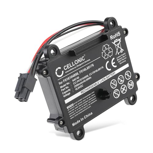 Cellonic Batteria Compatibile Con Bosch Indego 400, Xs 300, S Plus 400, Bosch F016L69176, F016104898, 2500Mah 18V Ioni Di Litio
