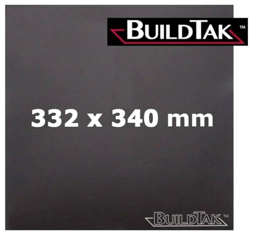 Buildtak Rivestimento Del Letto Di Stampa Original 3D Printing Surface - Black 332 X 340 Mm Bt340X332