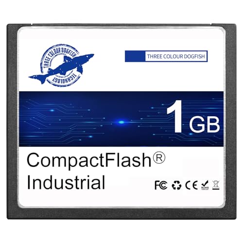 Dogfish Compact Flash Card 1Gb Scheda Di Memoria Industriale Cf Tipo I Ad Alte Prestazioni Fat16 Per Apparecchiature Industriali E Fotocamere Digitali