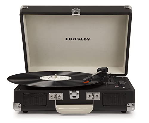 Crosley Cruiser Plus - Giradischi Portatile Bluetooth, Lettore Vinile A 3 Velocità, Giradischi Per La Casa Per Dischi In Vinile, Altoparlanti Stereo I