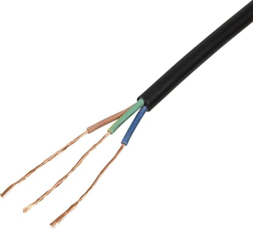 Tru Components Tc-13389184 Cavo In Gomma H05Rn-F 3 G 0.75 Mm² Nero 100 M