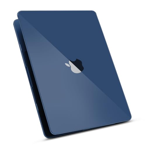 Zyb Custodia Per 2022 2024 2025 Macbook Air 13,6 Pollici M4 A3240 M3 A3113 M2 A2681, Ultra Sottile Cover Protettiva Plastica Rigida, Cristallo Mezzano